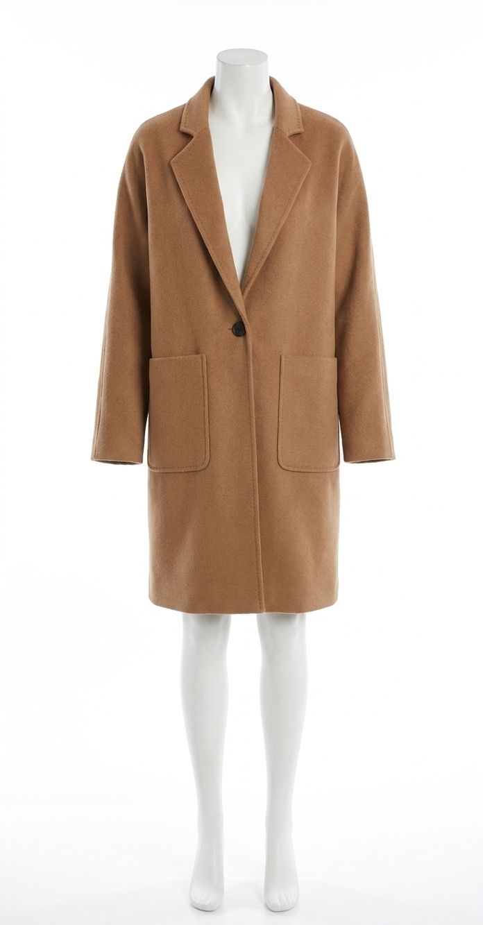 NEW RAILS everest wool blend coat in camel
